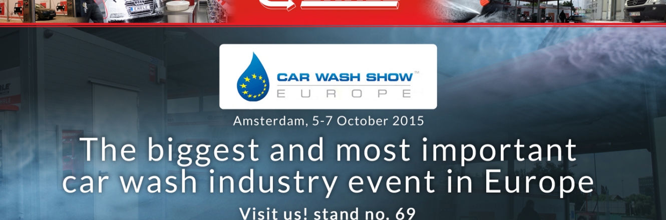 Car Wash Show Europe, Amsterdam 5-7 October 2015